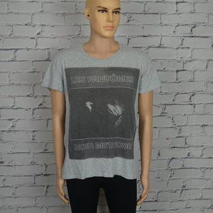 Mens All Saints Method SS Band Crew graphic tee t-shirt